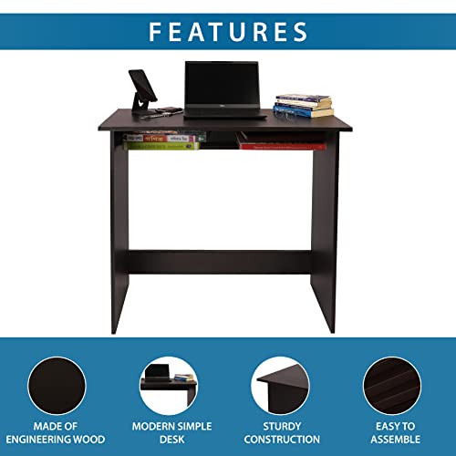 Callas Computer Desk Home/Office Desk 29.52 Inch Height Writing Modern Simple Study Desk |Sturdy Small Desks for Small Spaces | (Engineered... - Image 6