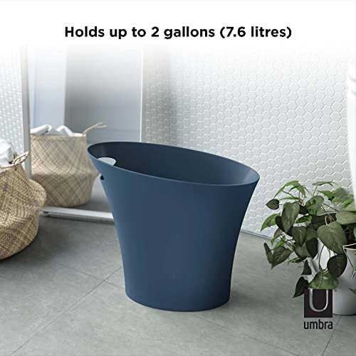 Umbra 082610-1191 Skinny Small Trash Can, 2-Gallon Garbage Wastebasket Bin thumb #3