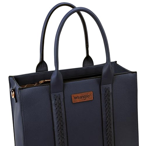 Image of Montana West x Wrangler Tote Bags Purses for Women Work Top-Handle Handbags with Strap
