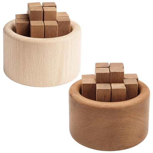 2Pcs Passive Diffuser Wood Diffuser for Essential Oils Clay Disc for Essential Oil Suitable for Relieve Stress and Create Atmosphere