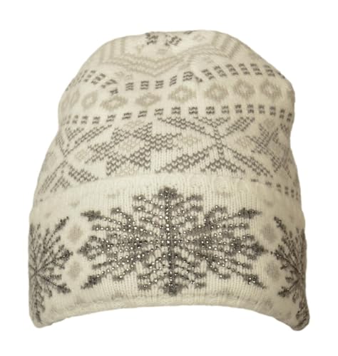 Casquette à Revers Ciocca Anti-Froid Stylée avec Strass CIACC004