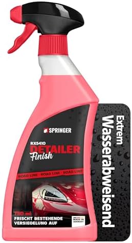 SPRINGER RX5410 Quick Detailer 750 ml, Lackversiegelung | Made in Germany | Auto-Lackpflege & Oberflächen-Versiegelung | lackschonende Pflege | frischer Glanz & Abperleffekt
