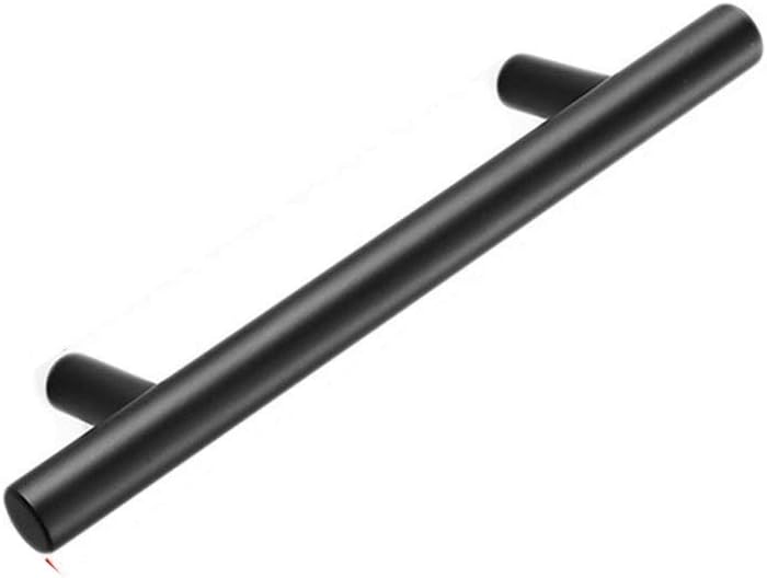 Xianglaa-Rustic Cabinet Handles, 2" ~ 24" Stainless Steel Handles,Kitchen Door T Bar Pull, Straight Handle Knobs, Cabinet Pull Diameter 10mm, Hardware (Color : 352mm 22 inch)