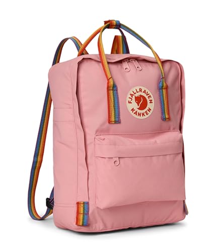 Image of Fjallraven Kanken Rainbow Pink /Rainbow Pattern One Size