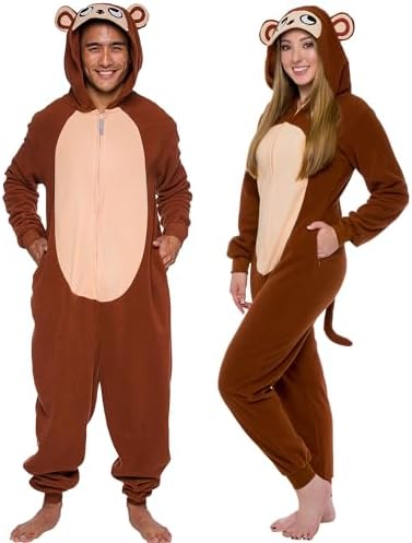 Silver Lilly Slim Fit Animal Pajamas - Adult One Piece Cosplay Duck Costume