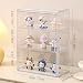 VGLXTRNT Clear Display Case for Figures, Wall-Mounted Acrylic Storage Organizer Box, Stackable Display Cabinet with Magnetic Door & Removable Shelves, Showcase for Collectibles, Figures, Image 2 VGLXTRNT Clear Display Case for Figures, Wall-Mounted Acrylic Storage Organizer Box, Stackable Display Cabinet with Magnetic Door & Removable Shelves, Showcase for Collectibles, Figures, Image 2