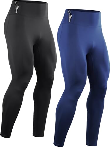 CADMUS Men’s Compression Pants Tights Leggings Sports Baselayer Running Athletic Workout Active Pants