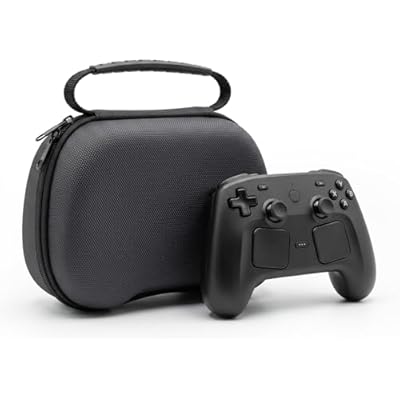 Travel Carrying Case for Steam Controller 2, Shockproof Dustproof Hard EVA Full Protective Storage Bag with Inner Pocket for Steam Controller 2 Accessories