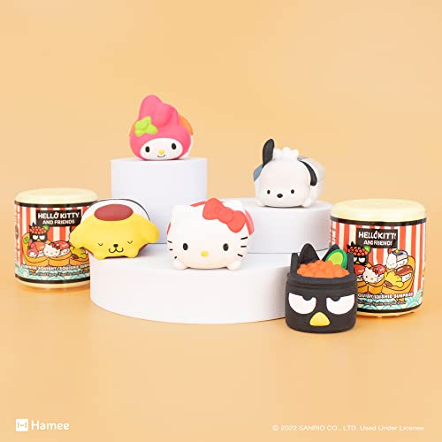 Hamee Sanrio Hello Kitty and Friends Cute Water Filled Surprise Capsule Squishy Toy [Sushi] [Birthday Gift Bag, Party Favor, Gift Basket Filler, Stress Relief Toy] – 1 Pc. (Mystery – Blind Capsule) - Thumbnail 2