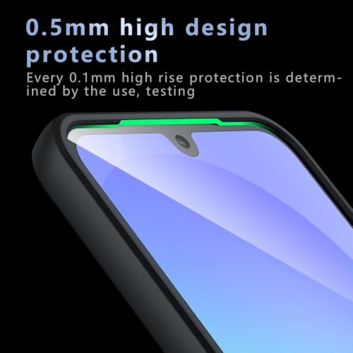 Image of Matte PC+TPU Back Cover Case for Samsung Galaxy A17 5G, Black | Air Bag Corner Protection, Anti-Fingerprint, Never Turns Yellow, Micro Arc Edge, Skin-Friendly Feel