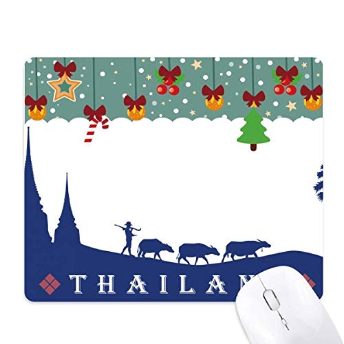 Tapis de souris de jeu et de bureau culture thailandaise en caoutchouc