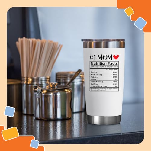 Image of NewEleven Gifts For Mom From Daughter, Son, Kids - Unique Birthday Gift For Mom Wife, New Mother, Bonus Mama, Pregnant Mama - Funny Gifts Ideas For Mum - 20 Oz Tumbler