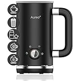 ☕️ GROSSE KAPAZITÄT: Verwandelt bis zu 150 ml Milch in einen reichhaltigen, seidigen Schaum, um Cappuccinos, Lattes, Eiskaffee und mehr im Barista-Stil zu genießen I erwärmt maximal 300 ml Milch, um verschiedene Kaffees auf Milchbasis vorzubereiten - Für einen idealen Milchschaum wird Vollmilch (Fettgehalt> 3,5%) empfohlen - natürlich kann man auch Barista Hafermilch und Sojamilch verwenden