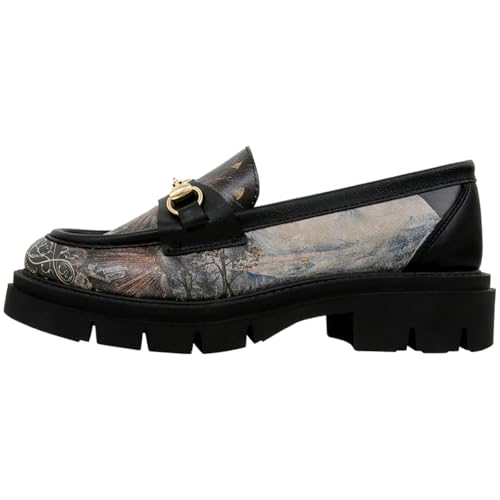 Image of DOGO Penny Loafers for Women - Handmade and Vegan Leather Platform Loafers for Women