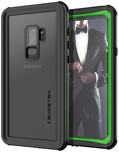 Ghostek Nautical Rugged Armor Waterproof Case Compatible with Galaxy S9 Plus S9+ (Green)
