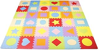 BalanceFrom Kid's Puzzle Exercise Play Mat with EVA Foam Interlocking Tiles