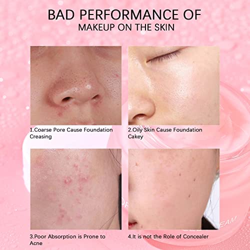 Pore Base Gel Cream, Face Primer, Pore Primer Gel, Oils Isolating Pore Light Weight Primer, Concealer Cream Invisible Pore Make Up Primer Cover Pores Water Embellish Skin Silky Finish Primer #TOP2