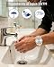 Imagen de CIVO Reloj Hombre Business Analógico: Reloj de Cuarzo Acero Inoxidable Oro Rosa con Fecha y Impermeable