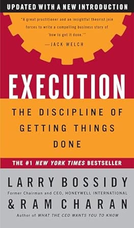 Execution: The Discipline of Getting Things Done cover