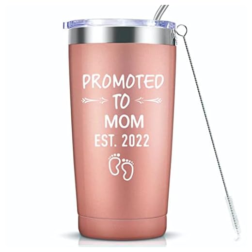 New Mom Gifts 2022,Mothers Day Gifts for Mom, Gifts for First Time Moms to Be Gifts, New Mother Gifts Ideas,Pregnancy Gifts for New Mom 20oz Stainless Steel Cup