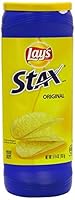 Lay’s Stax Potato Crisps Chips, Original, Gluten Free, 5.75 Oz Canister Pack