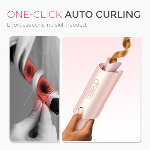 image for TYMO Automatic Rotating Curling Iron - TYMO CURLPRO Beach Waves Curlin