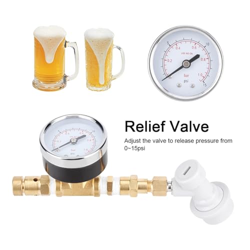 Monitor de cerveza de metal para equipos de elaboración y cervecerías caseras 4
