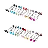 24 Stück elegante Schal-Clips, die sowohl funktional als auch dekorativ sind. Kunstperlenkugeln sind sehr schönes Design und Farbe.