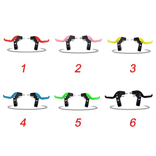 EUGNN Brake Handle 1 Pair Children Bicycle Universal Brake Levers Cycling Parts Kids RFID ocking Plastic(Blue) - Thumbnail 2