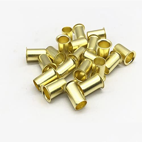 10PCS Brass Tube Bushing Core Fit Nylon Tube Compression Sleeve Pipe Fitting,PT 10x8mm