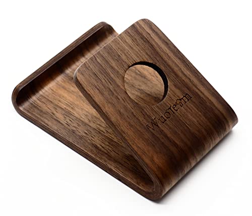 Real Walnut Wood Desktop Office Decor Accessories Wood Phone Stand For Desk Smartphone Holder Mount Cradle #TOP2