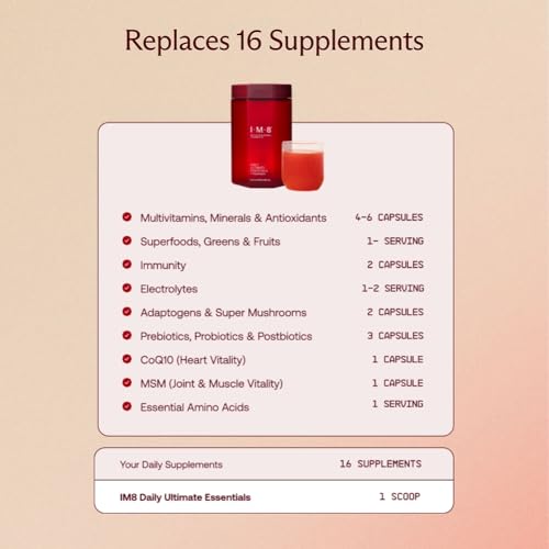 Image of IM8 Daily Ultimate Essentials All-in-One Multivitamin Supplement (Standard Starter Kit + 30 Travel Packs)
