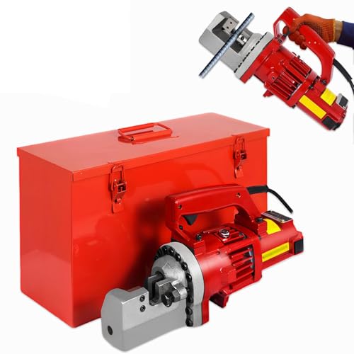 ASerZenith Rebar Cutters, Electric Hydraulic Rebar Cutters Machine, Up To 4-20Mm With Storage Box, Fast Easy Cutting Rebar Steel Bar Steel Rod, For Infrastructure Sites