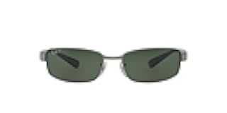 RB3364 Metal Polarized Rectangular Sunglasses