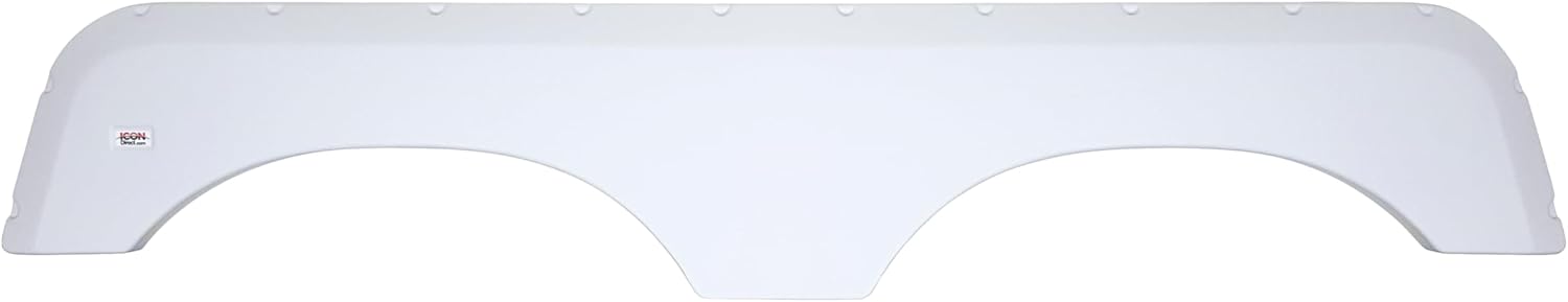ICON 01424 Jayco Tandem Fender Skirt FS700, Polar White