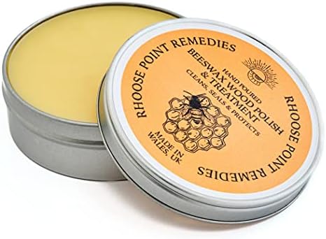 Beeswax Polish for Wood & Conditioner - Bees Wax Enhances the Natural Beauty of Oak Pine, Beech & More Seals & Protects for a Perfect Finish Wood Furniture & Enhance Any Wooden Surface or Colour