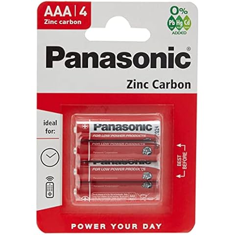 Panasonic 1010 Zinc AAA Micro Power Battery Cover