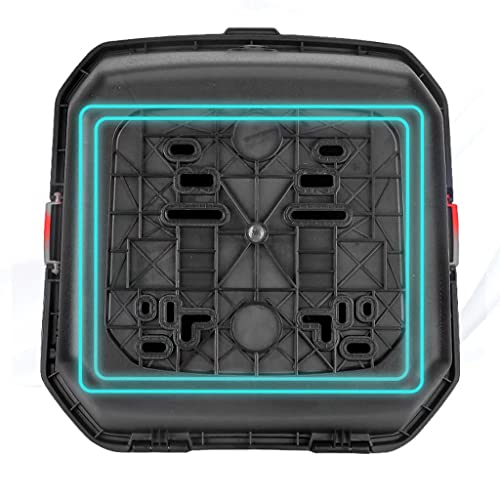 Maletero de motocicleta impermeable con placa de montaje rápido 7