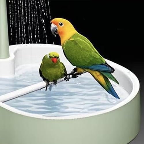 Bird Shower Bath for Cage, Automatic Parrots Fountain & Tub, Large Capacity Parakeet & Budgie Bath, Circulating Water Bath for Cockatiel, Finch, Cockatoo, Conure — view 8