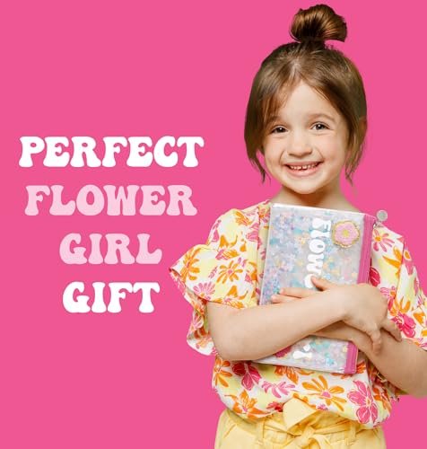 Pop Fizz Designs Flower Girl Cosmetic Bag Gift – 1 Pack | Proposal or Thank You Gift from Bride | Flower Girl Wedding Accessory2