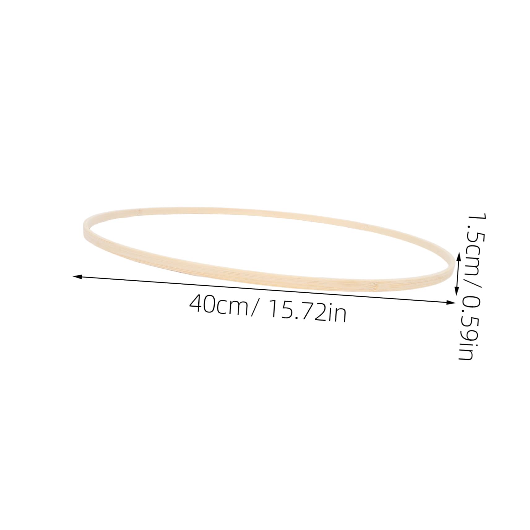 Gatuida Aros de Macramé de Bambú Rústicos 10 Unidades Beige para Manualidades DIY Decoración Bodas Hogar Fiestas Navideñas Uso Artesanal Verano