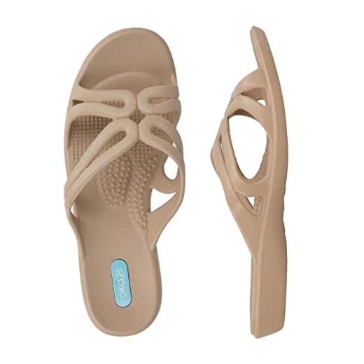 Okabashi OKAb Jasmine Flip Flops (Chai, Numeric_11_Point_5)