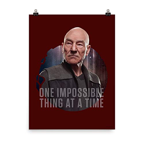 Star Trek: Picard One Impossible Thing at A Time Premium Satin Poster - 18" x 24"