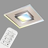 Die Abmessungen der Deckenleuchte betragen 500x500x60 mm (DxH). Verschönern Sie Ihr Zuhause und schaffen Sie eine perfekte Lichtatmosphäre mit unserer CCT LED Deckenlampe mit Mittellicht
