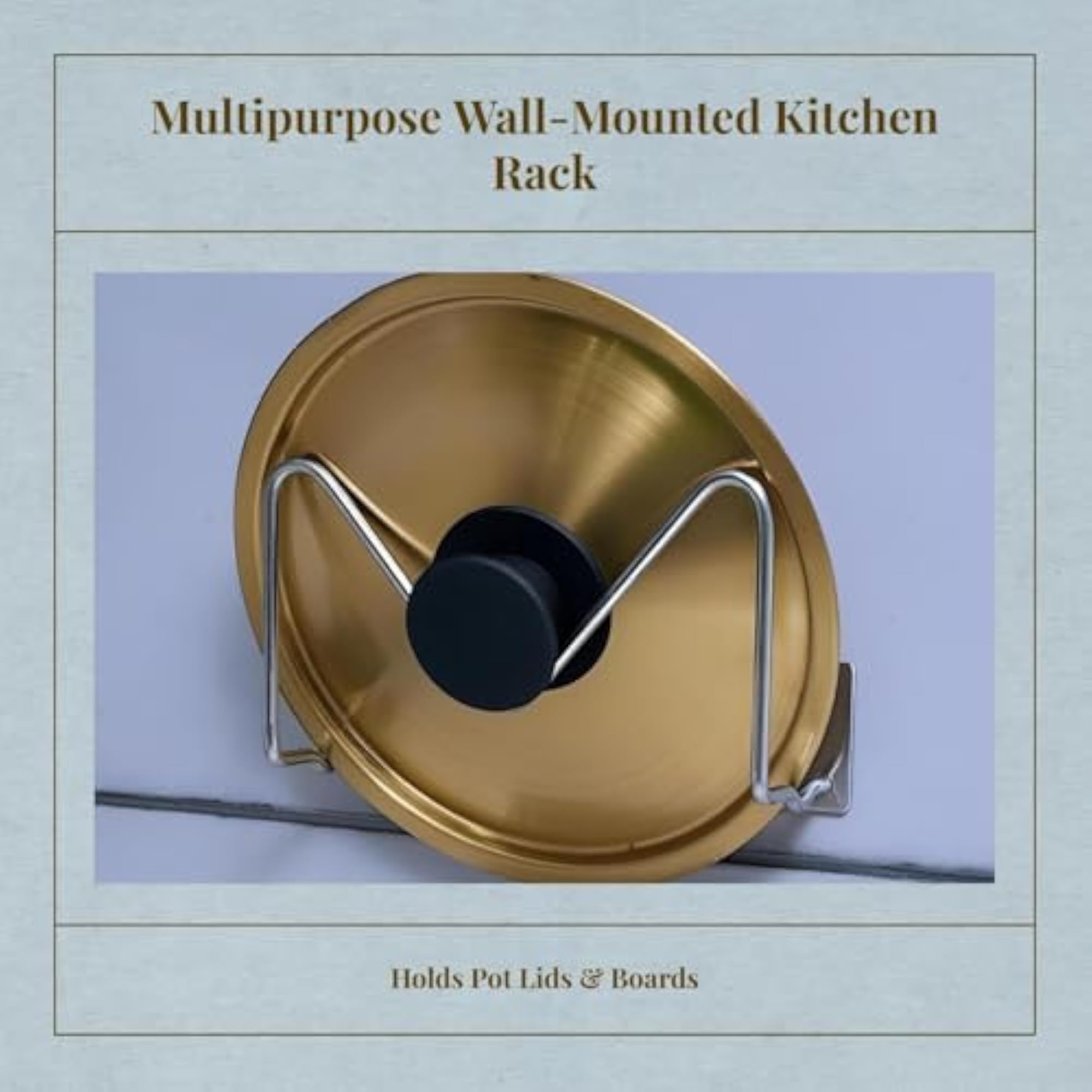 Stainless Steel Pot Lid Rack, Kitchen Organizer