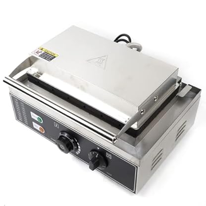 Hot Dog Maker Maschine 1500 W 6 Stick Waffeleisen Hot Dog Edelstahlgehäuse Antihaft Waffeleisen Profi Corn Dog Waffelautomat Anti-Haftbeschichtung – Bild 7