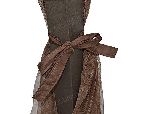 Alisun Universal 12' X 12' Gazebo Mosquito Netting (Brown) #TOP3