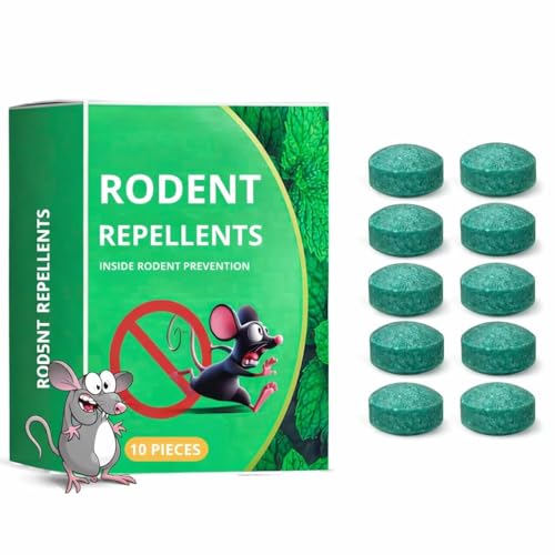 Image of QERINKLE Repellent Balls for Car Rodent Repellent to Protect Wires in Car, Bike & Truck Engine No Kill Only Repels Home Indoor-Outdoor Garage Rat Controller