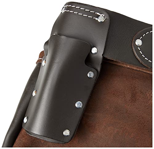 Hilka 77705002 Robuster Werkzeuggürtel, aus Ölgegerbtem Leder, doppelt