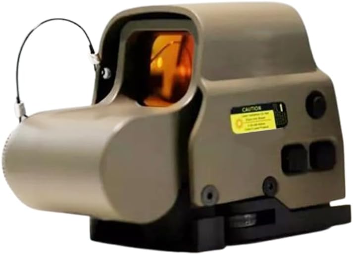 558 Holographic Sights with IR Function, Hunting Red Dot Reflex Optics Compact Scope with 20mm Quick Detachable Rail Mount Base,Use with Night Vision Sight、G33、G43、G45 3X 5X Magnifier Scope,Tan